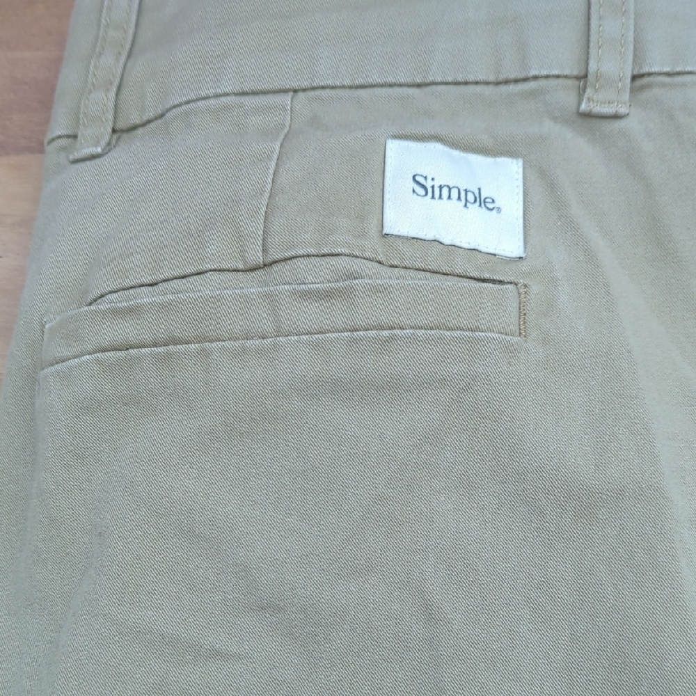 Simple Khaki Men's Chinos